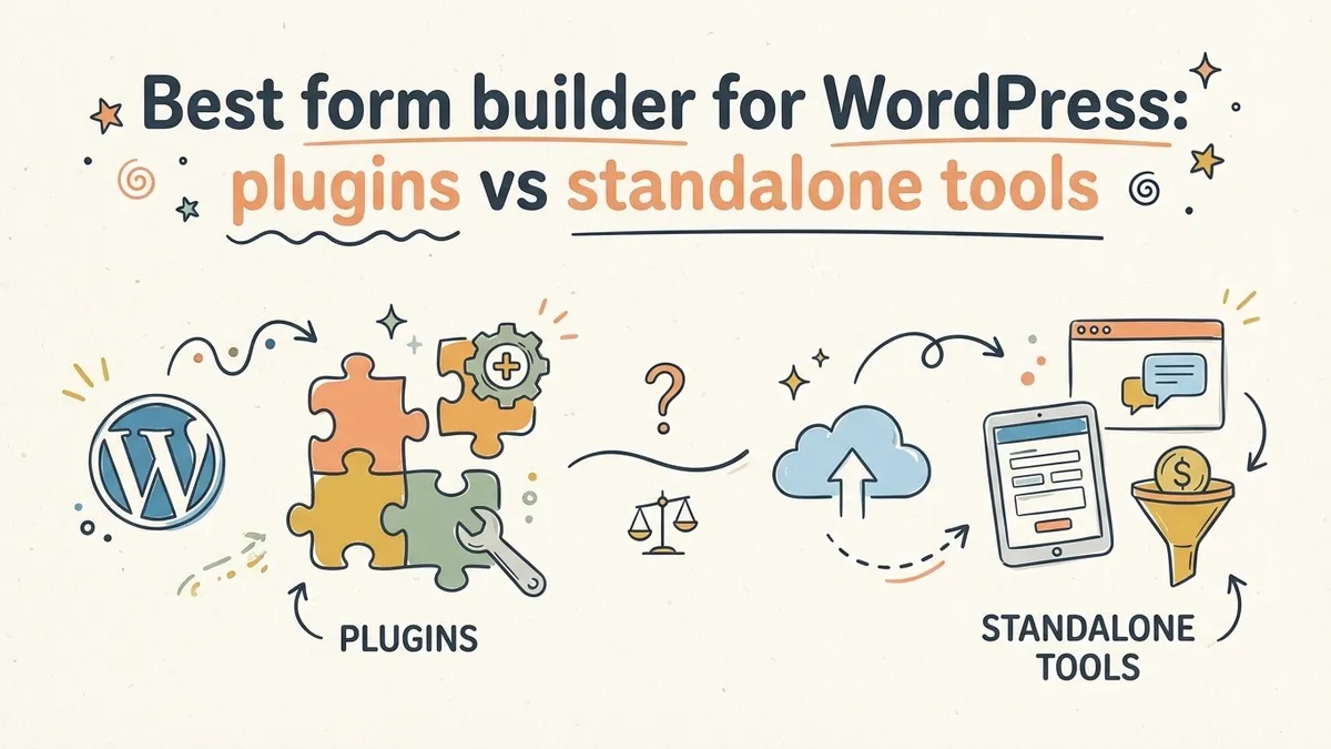 Best form builder for WordPress: plugins vs standalone tools