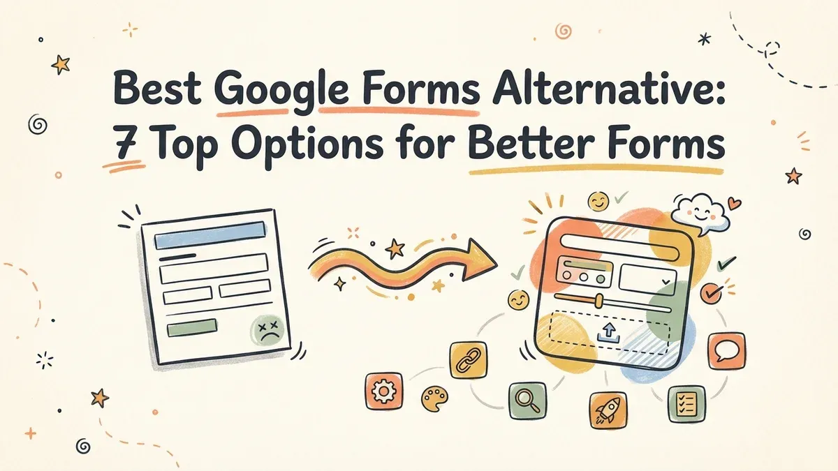 Best Google Forms Alternative: 7 Top Options for Better Forms