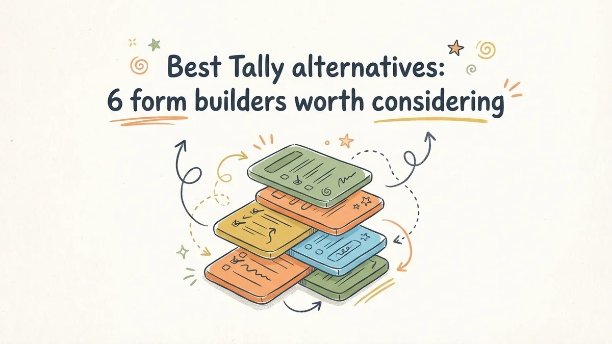 Best Tally alternatives: 6 form builders worth considering