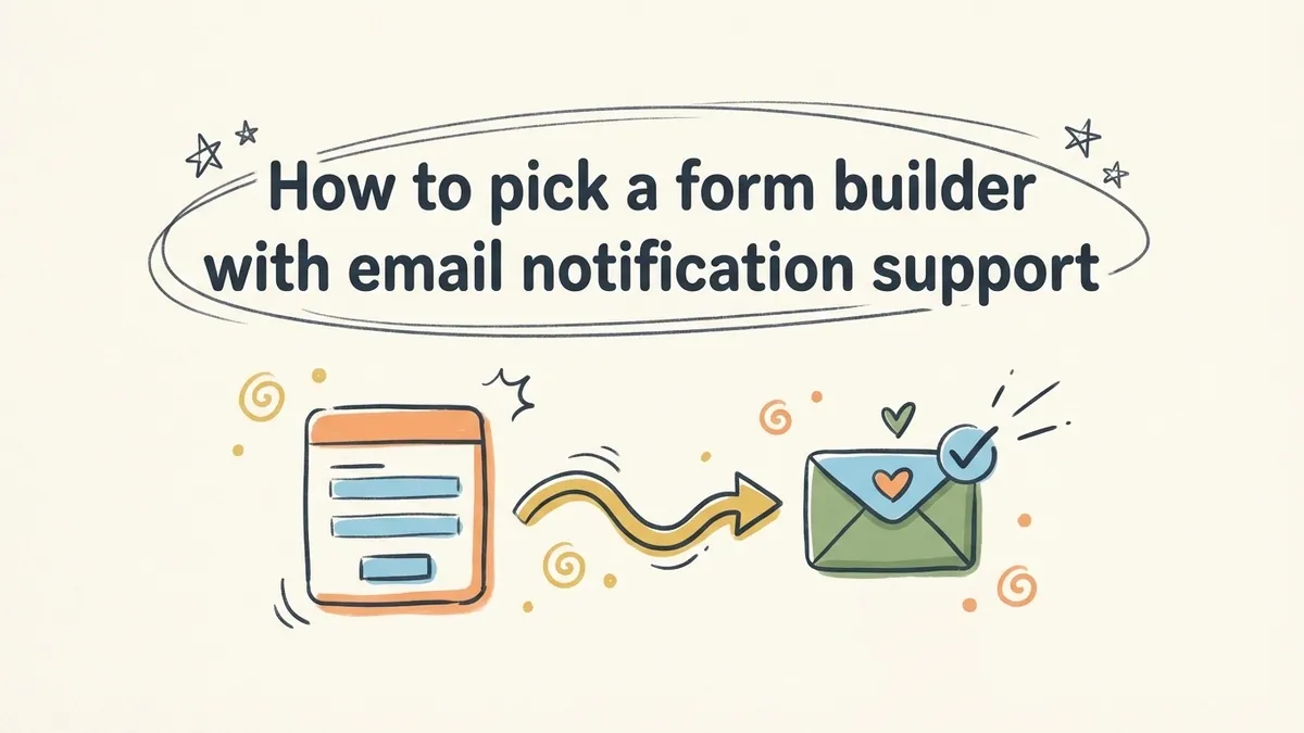 How to pick a form builder with email notification support