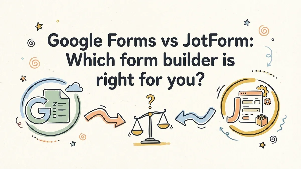 Google Forms vs JotForm: Which form builder is right for you?
