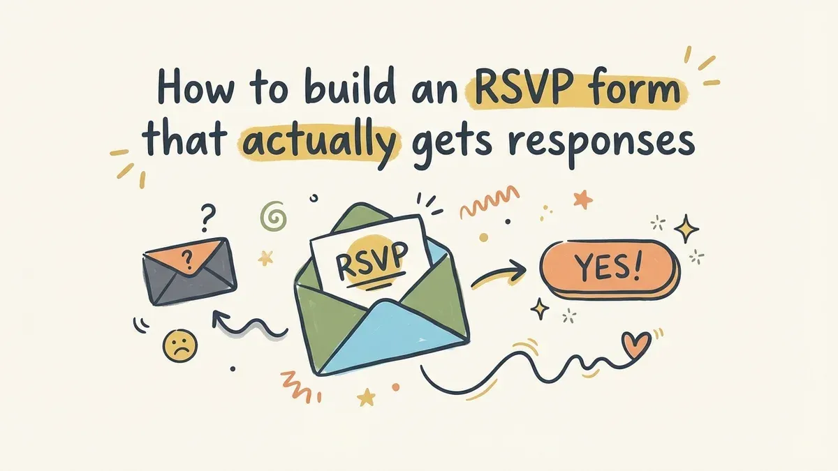 How to build an RSVP form that actually gets responses