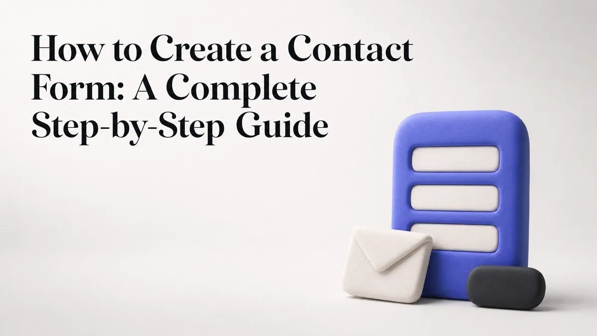 How to Create a Contact Form: A Complete Step-by-Step Guide