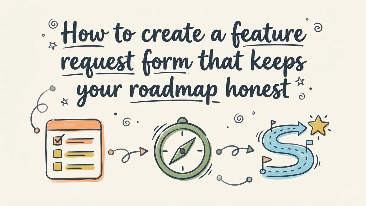 How to create a feature request form that keeps your roadmap honest