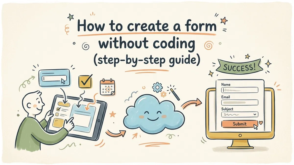 How to create a form without coding (step-by-step guide)