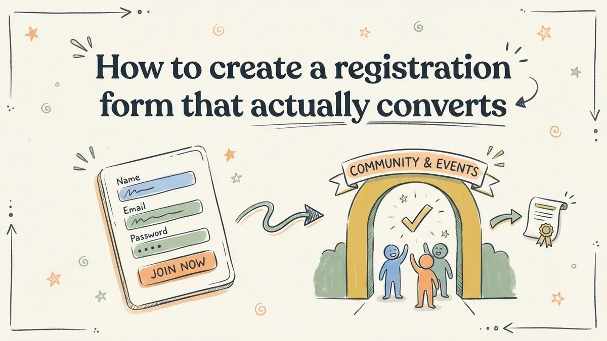 How to create a registration form that actually converts