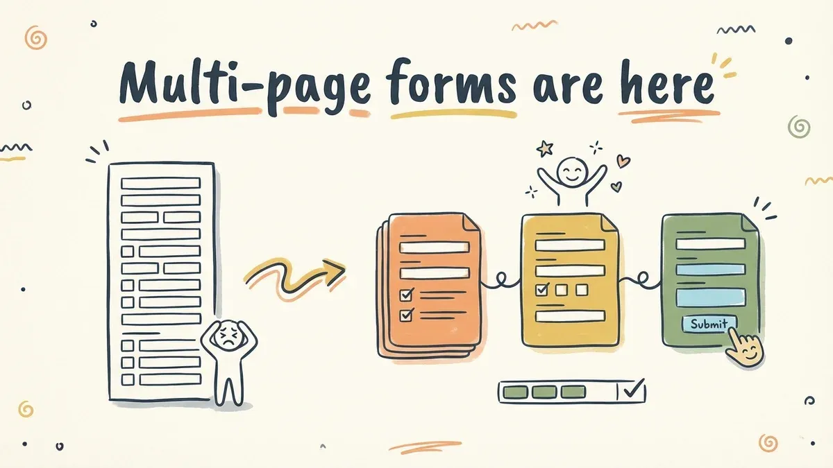 Multi-page forms are here