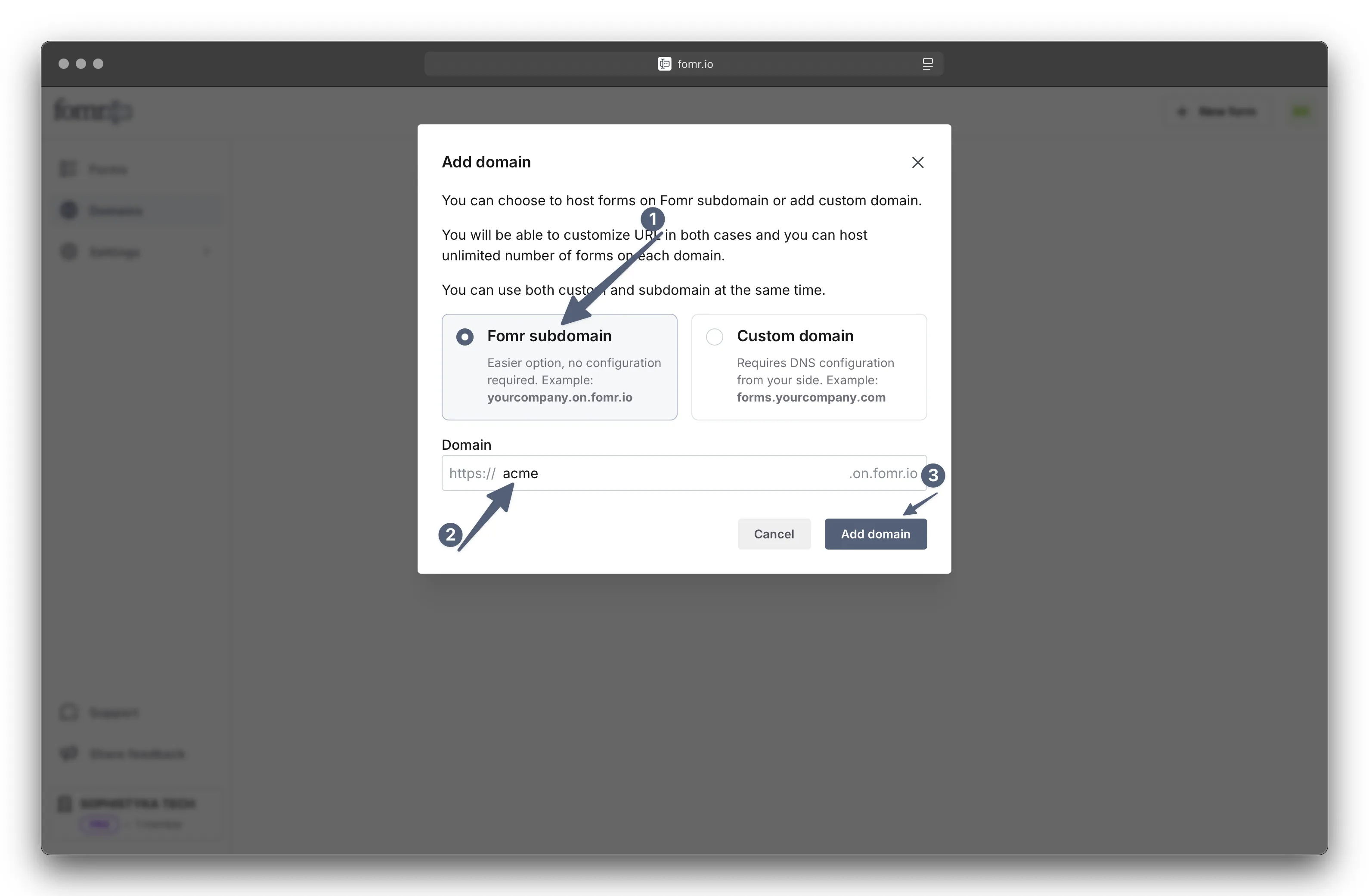 Custom Domains