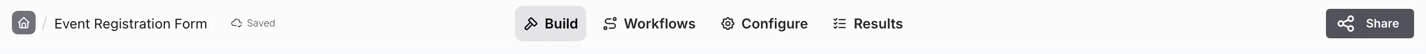 The status badge in the editor