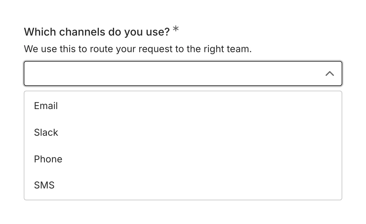 The selection process