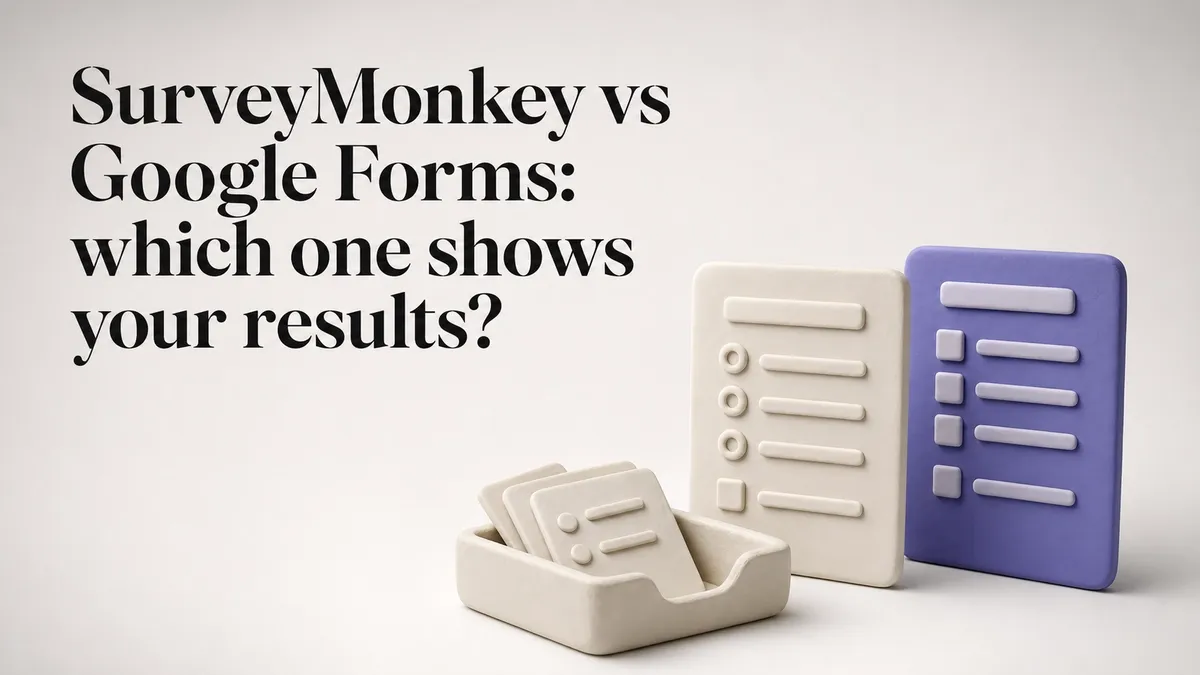 SurveyMonkey vs Google Forms: which one shows your results?