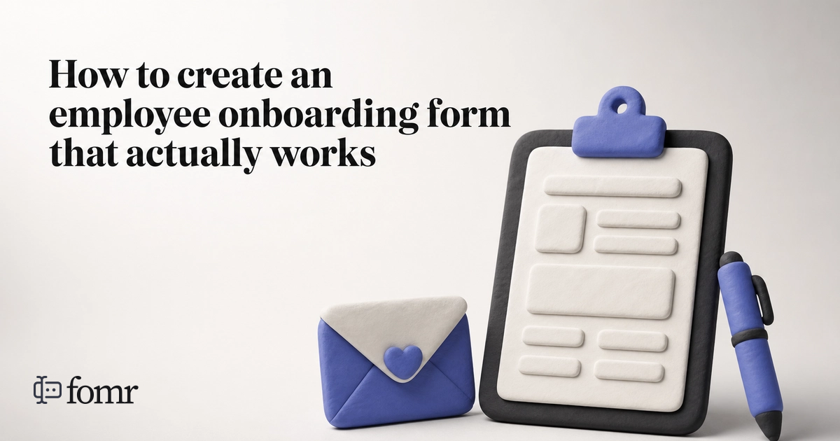 How to create an employee onboarding form that actually works